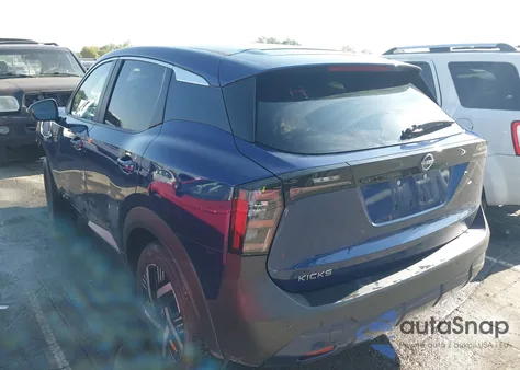 2025 Nissan Kicks Sv Fwd from USA, damaged, VIN 3N8AP6CA0SL374304